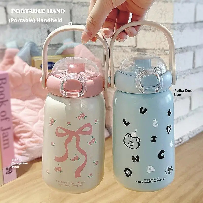 Cute Portable Stainless Steel Thermos Cup for Kids | Durable Drinkware