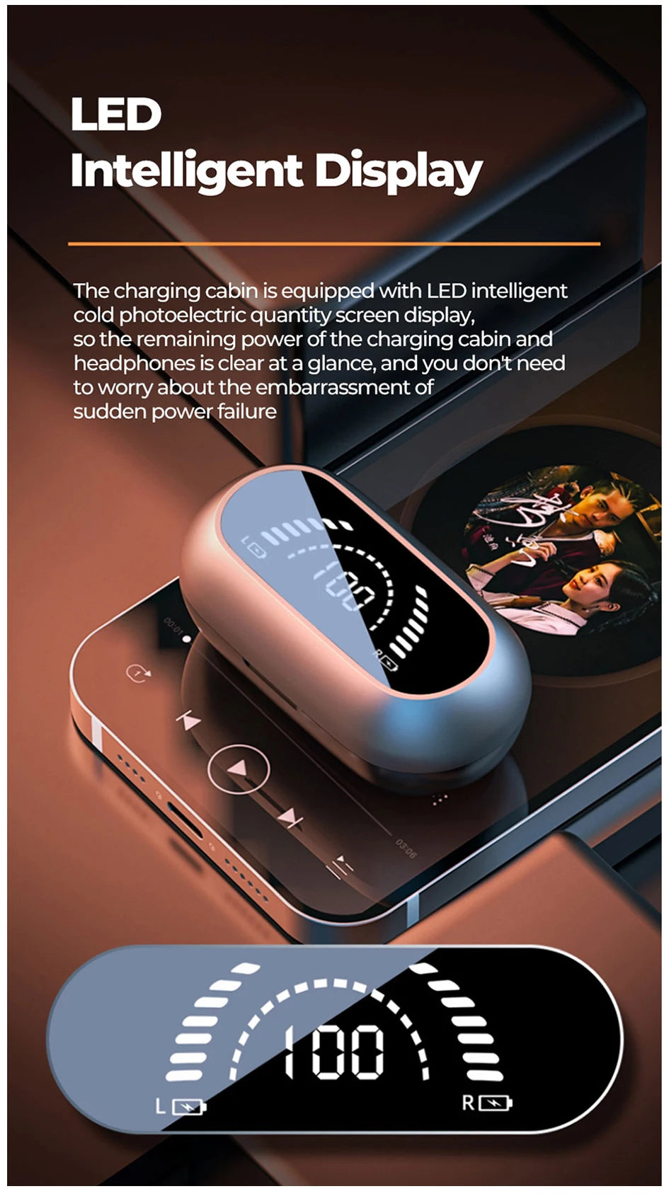 High-Fidelity Wireless Bone Conduction Earbuds | Comfortable Audio Experience