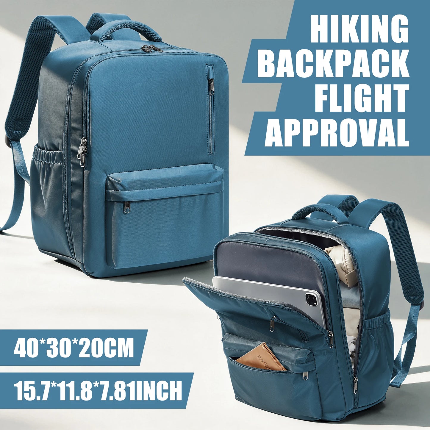 Mochila de Viaje de Gran Capacidad | Ideal como Equipaje de Mano para la Escuela y Viajes