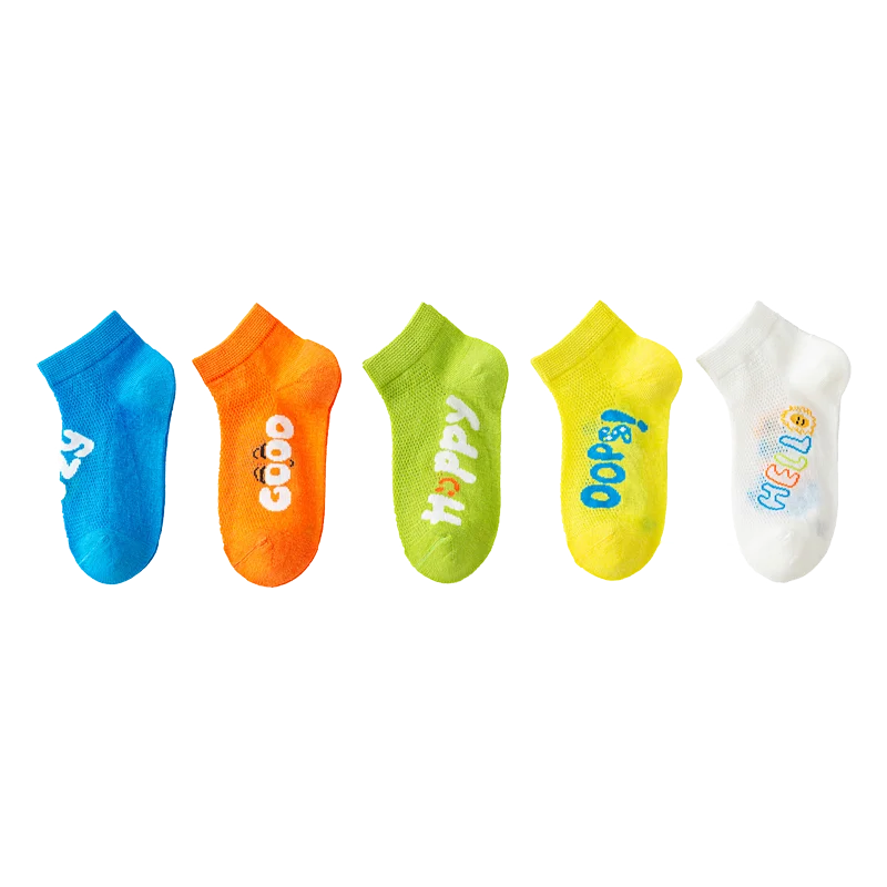 Thin-Style Children's Mesh Boat Socks | Sports Socks for Kids