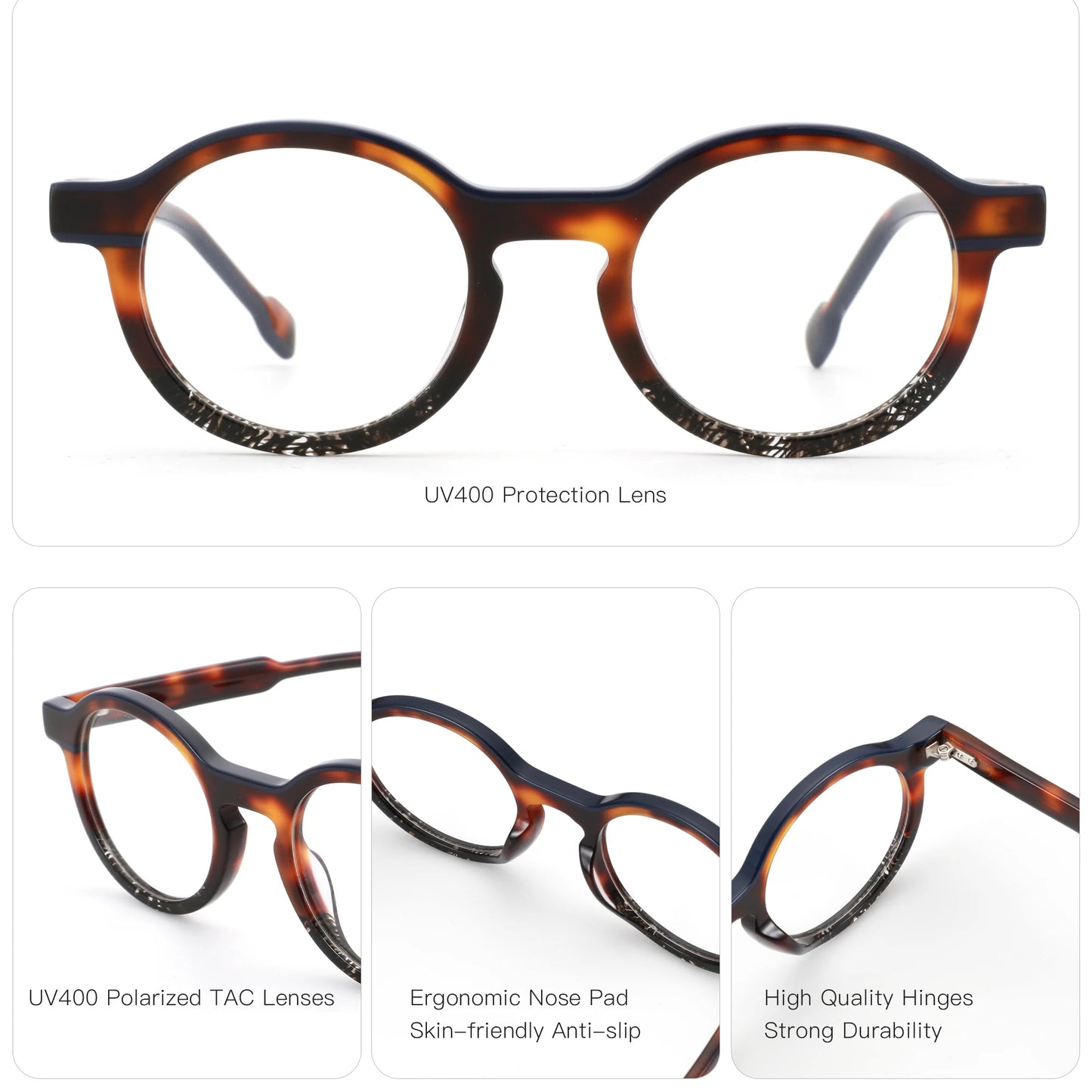 Stylish Round Prescription Glasses for All | Handmade Optical Eyewear