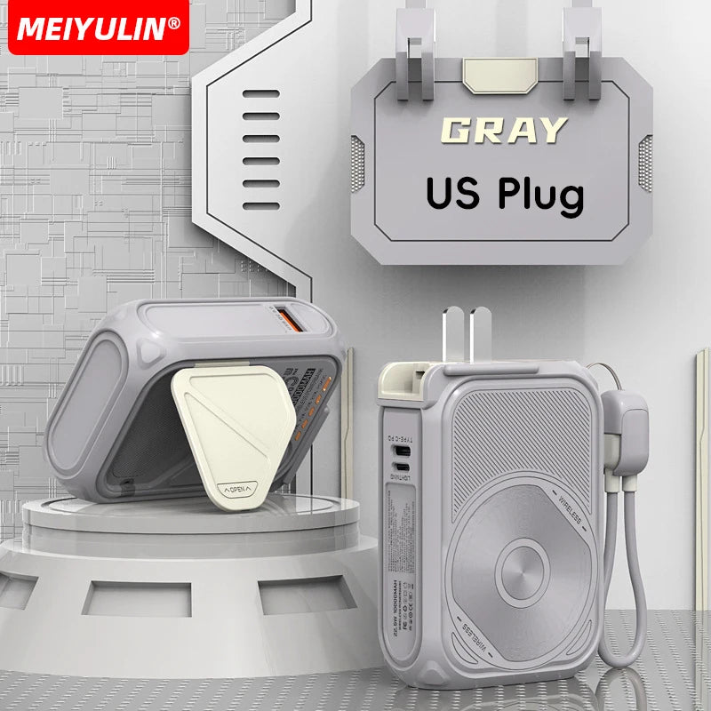 20000mAh Magnetic Wireless Power Bank with Fast Charging Stand