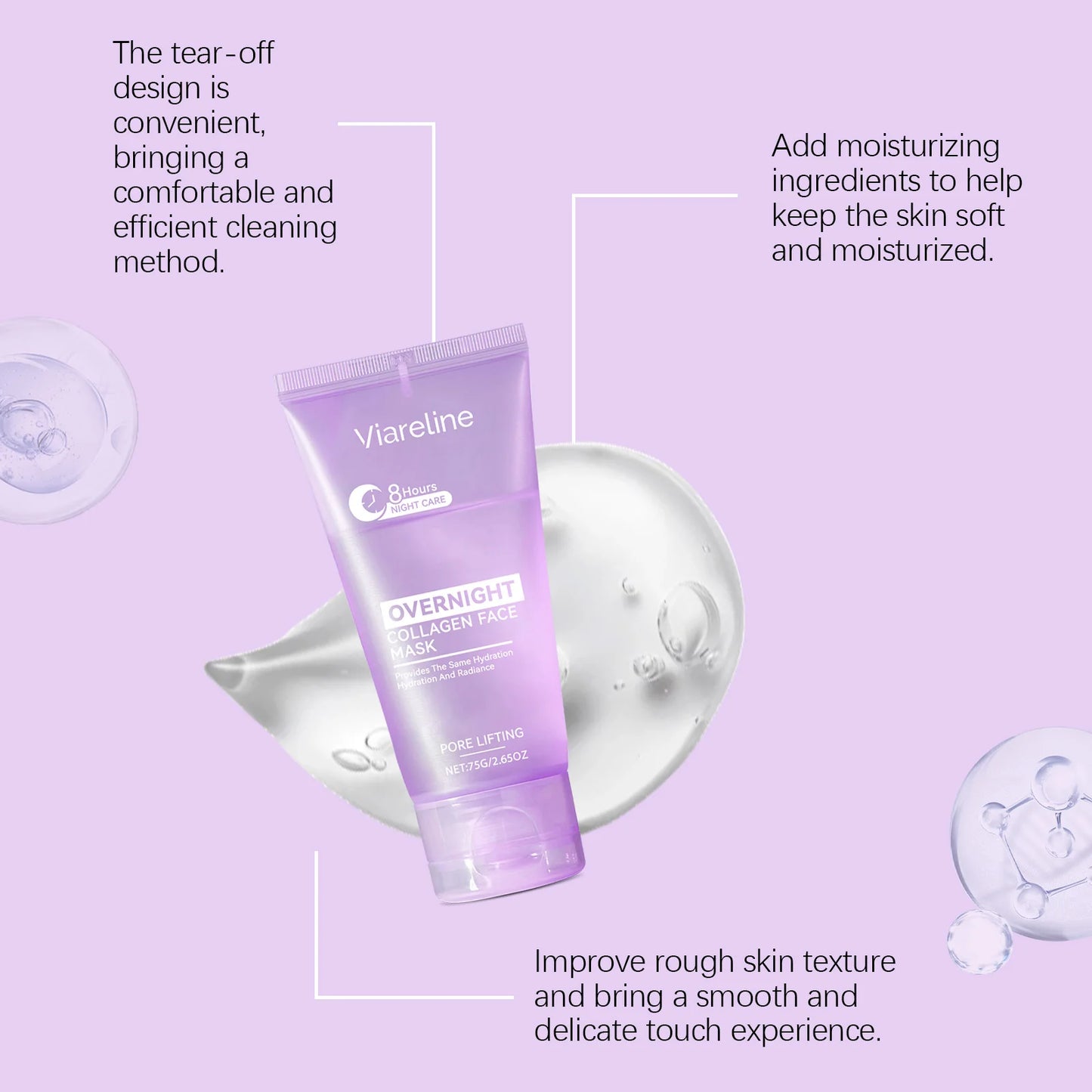 Collagen Peel-Off Mask for Deep Hydration & Exfoliation
