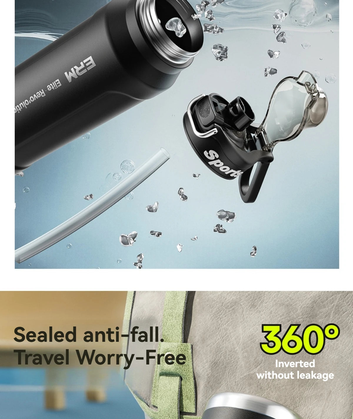 Insulated Stainless Steel Water Bottle | Perfect for Cycling & Sports