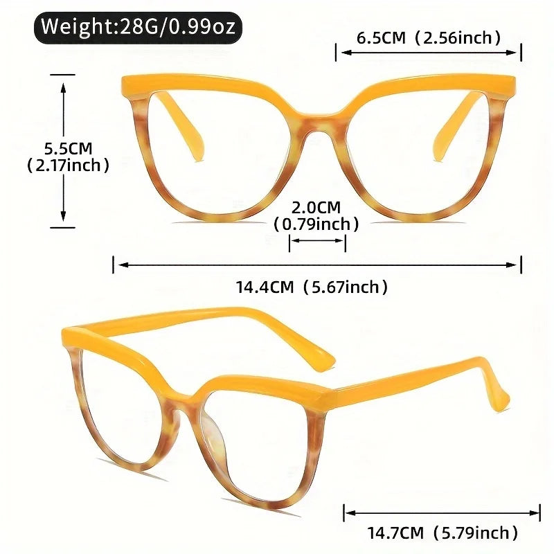 Elegant Cat Eye Glasses for Women | Vintage Gradient Style 2026
