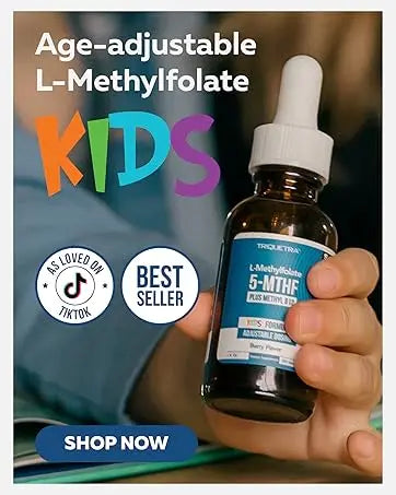 Methyl Folate & Methyl B12 Liquid | Sublingual Vitamin Complex