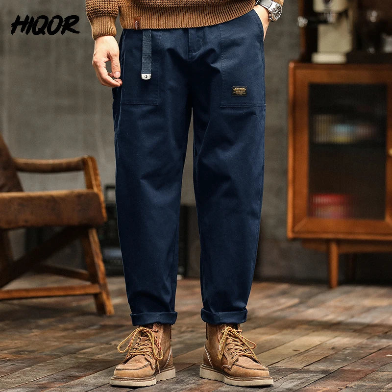 Men's Casual Cargo Pants | Comfortable Loose Fit Joggers