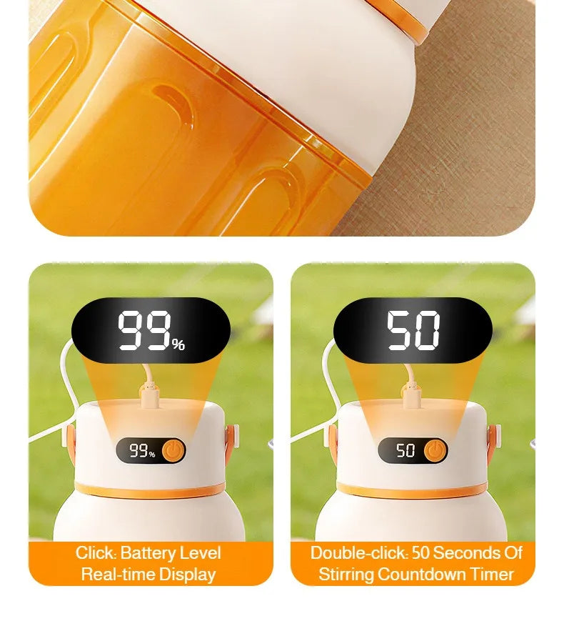 Portable Mini Blender | USB Rechargeable Juicer for Home & Travel