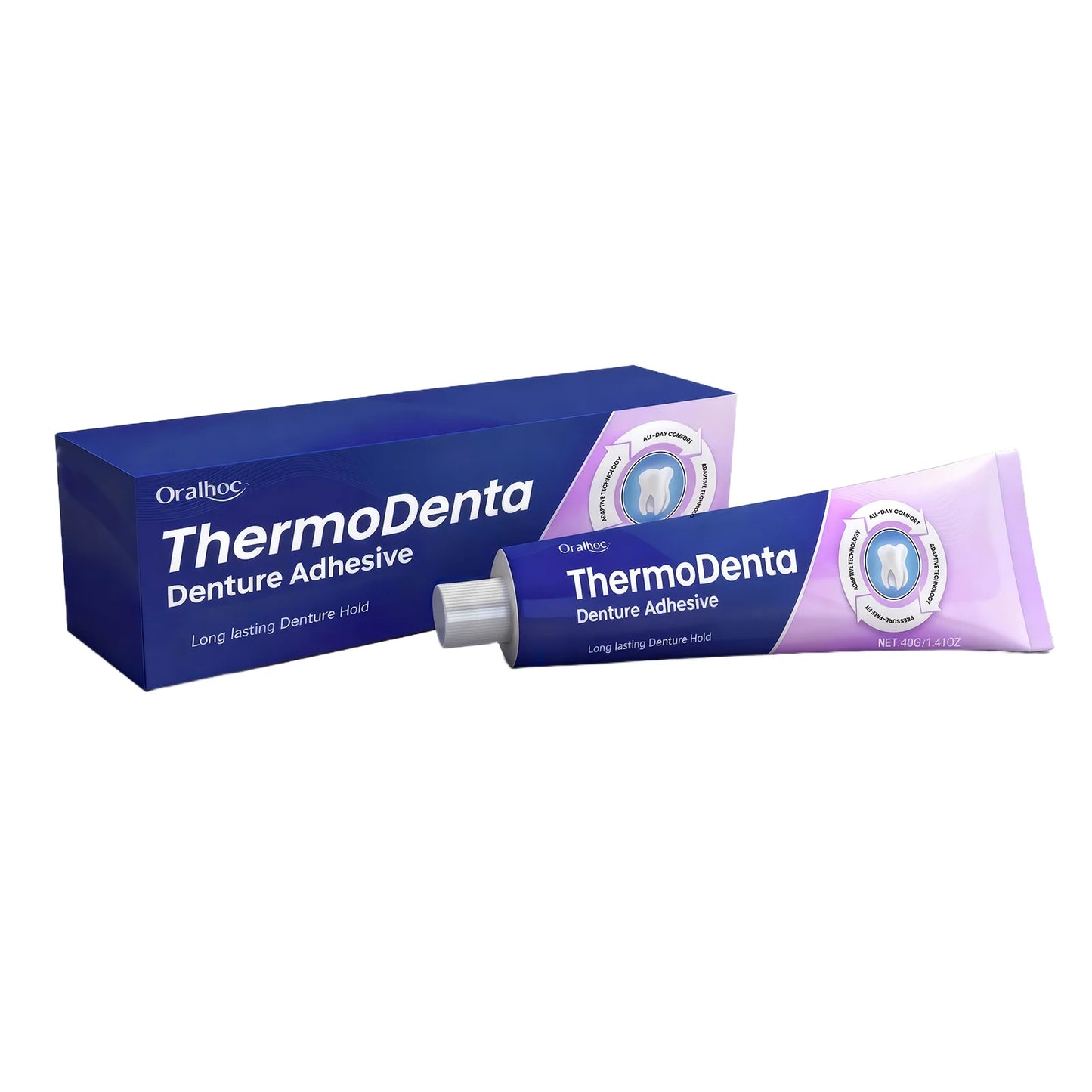 Denture Adhesive Cream | Natural Fit & Long-Lasting Secure Hold