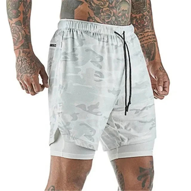 Men's Double-Decker Sport Shorts | Perfect for Summer Fitness