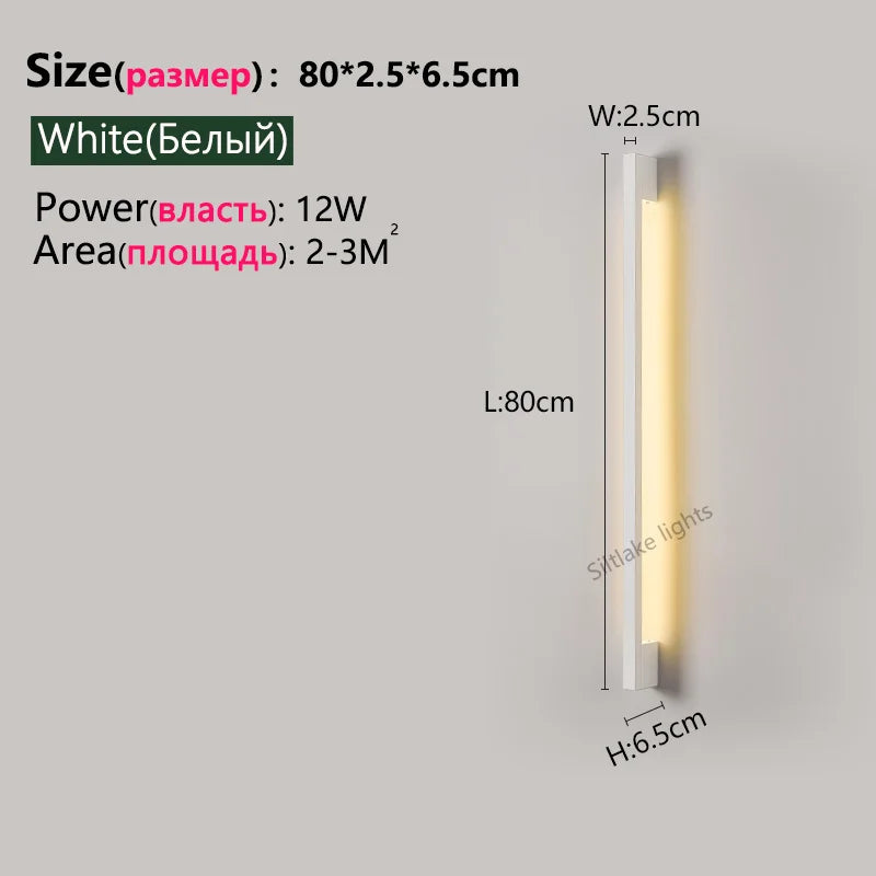 Lámparas de pared LED nórdicas modernas | Elegante decoración de iluminación interior