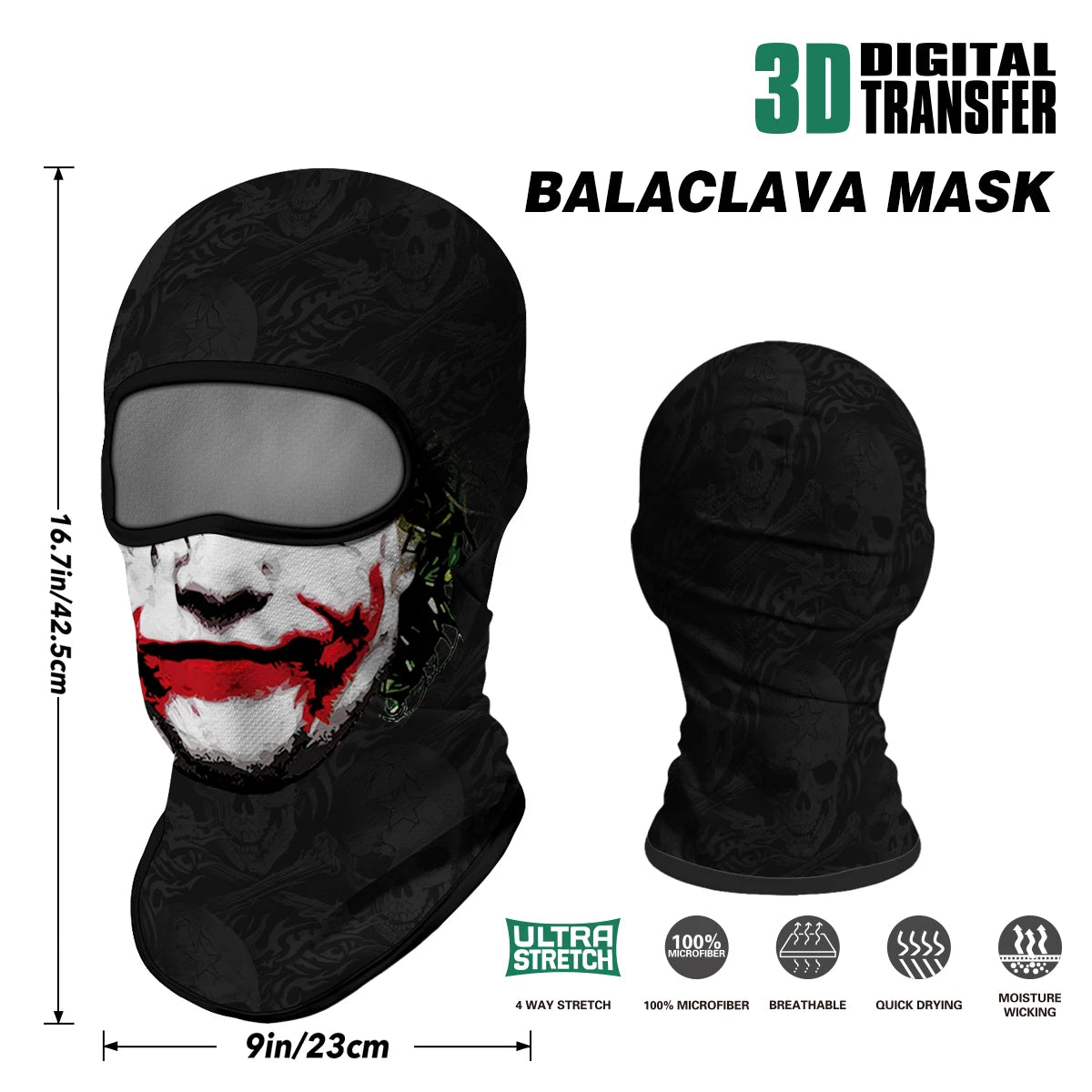 Unisex Full Face Balaclava Motorcycle Mask | Summer Sun Protection