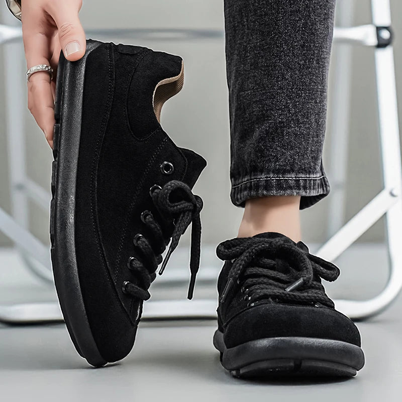 Thick Sole Breathable Anti Slip Sneakers | Stylish Men's Casual Shoes