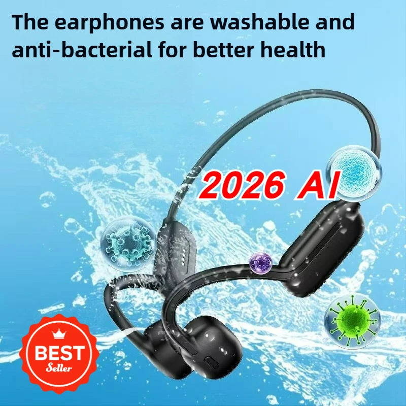 Bone Conduction Headphones | Waterproof MP3 Player for Swimming