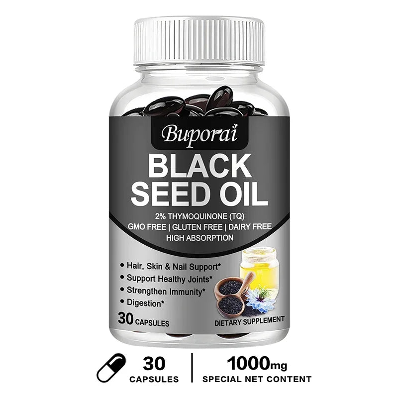 Black Seed Oil Capsules | Natural Immune, Joint & Skin Support
