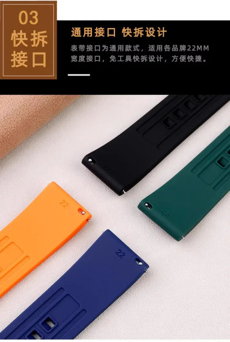 Versatile Silicone Watch Strap | Comfortable & Stylish Design