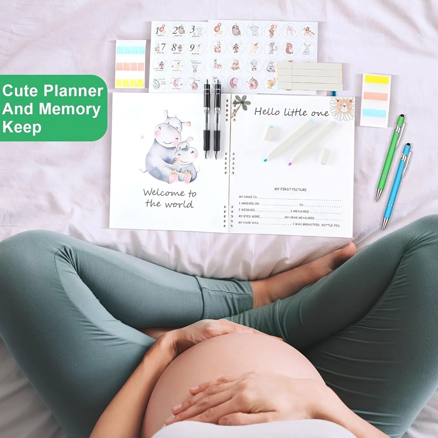 Pregnancy Journal & Baby Memory Book | Weekly Organizer for Moms