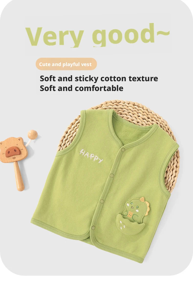 Warm Baby Vest for Boys and Girls | Cozy Autumn-Winter Layering