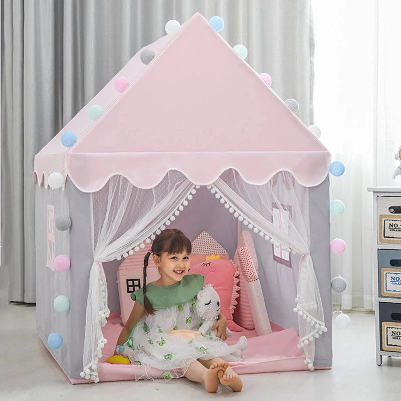 Large Children Toy Tent | Fun Folding Kids Wigwam Playhouse