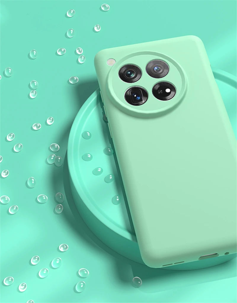 Luxury Shockproof Liquid Silicone Case for OnePlus Devices
