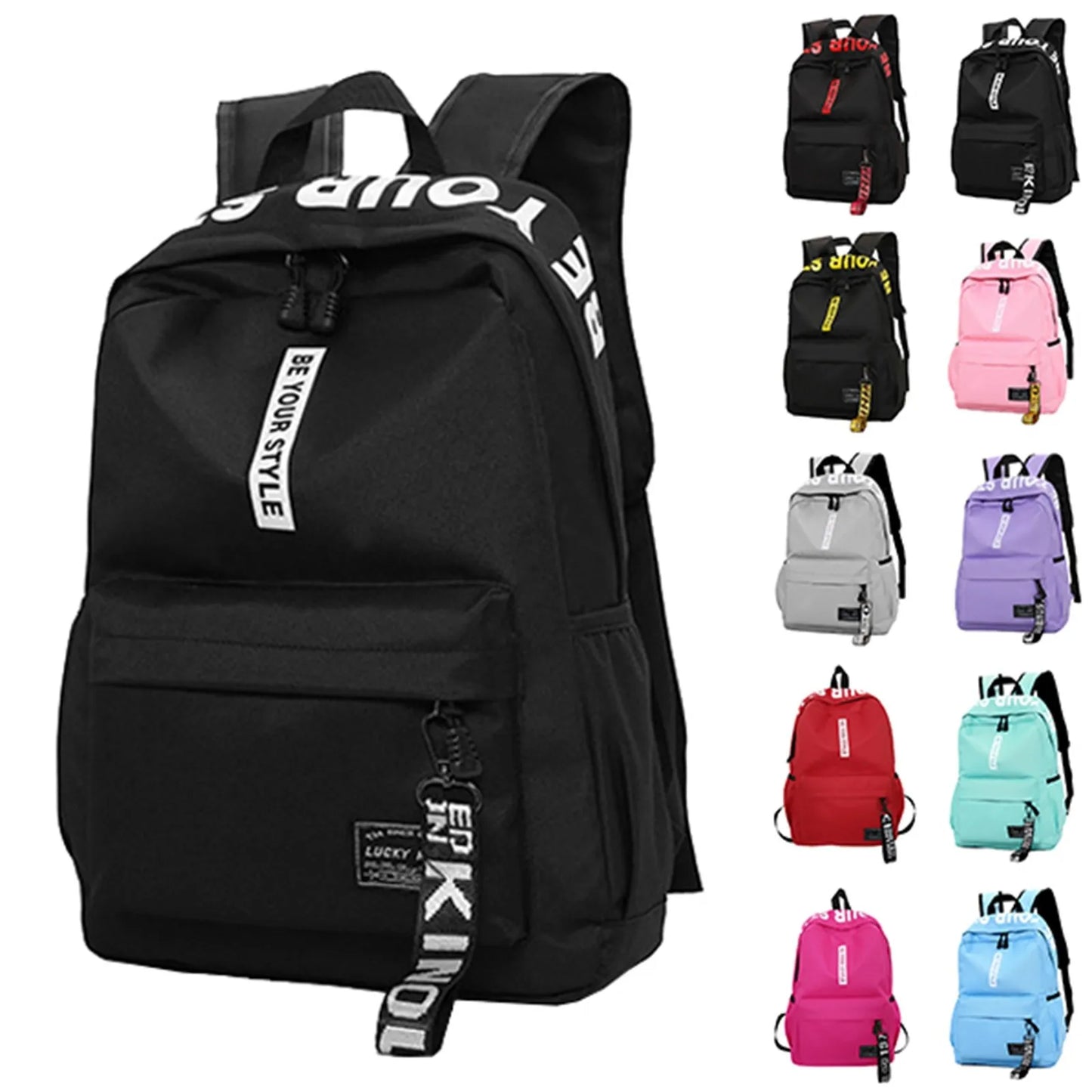Fashionable Lightweight Student Backpack | Customizable Casual Bag