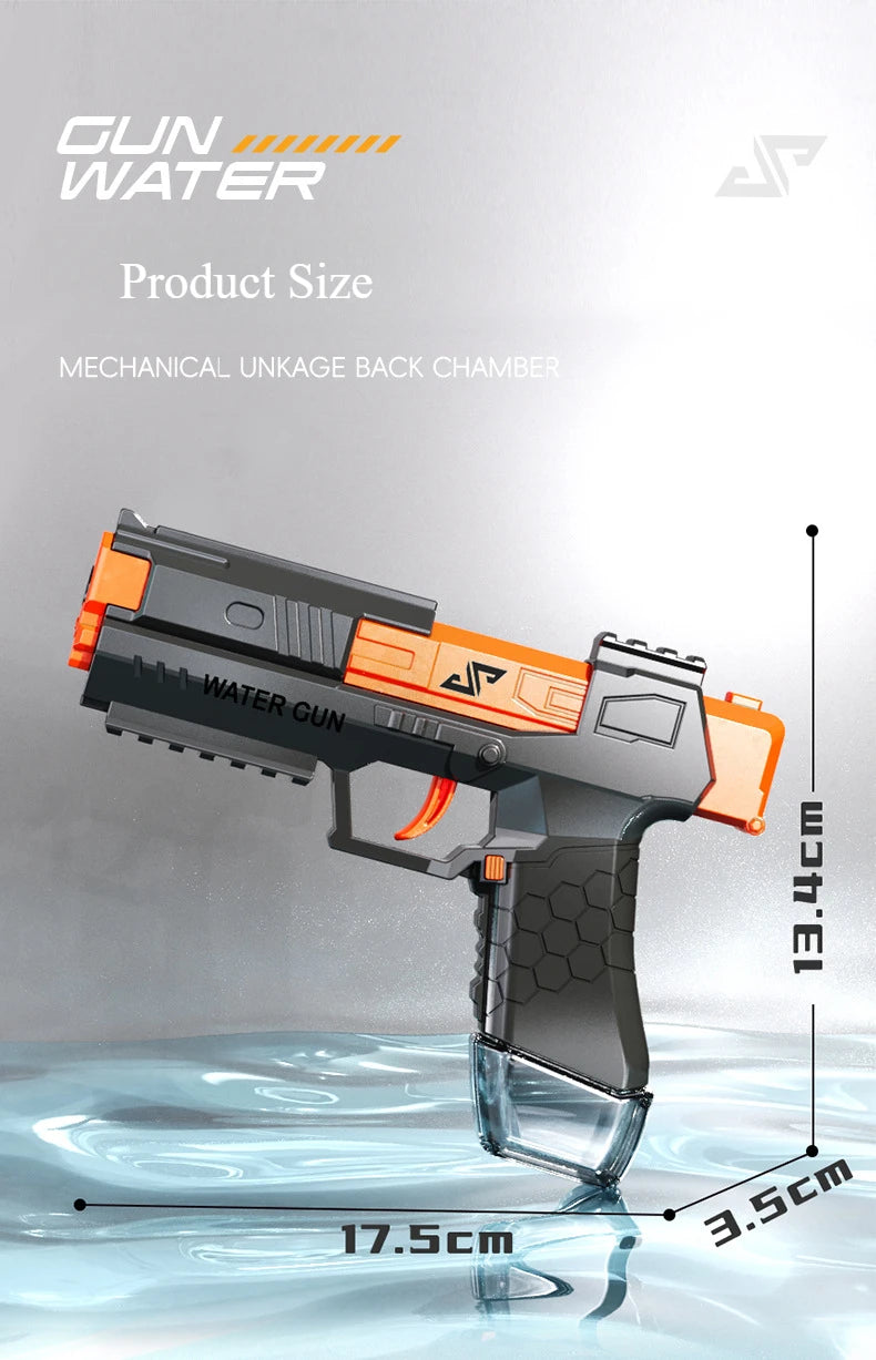 Manual Burst Water Gun | Fun Summer Outdoor Toy for Kids