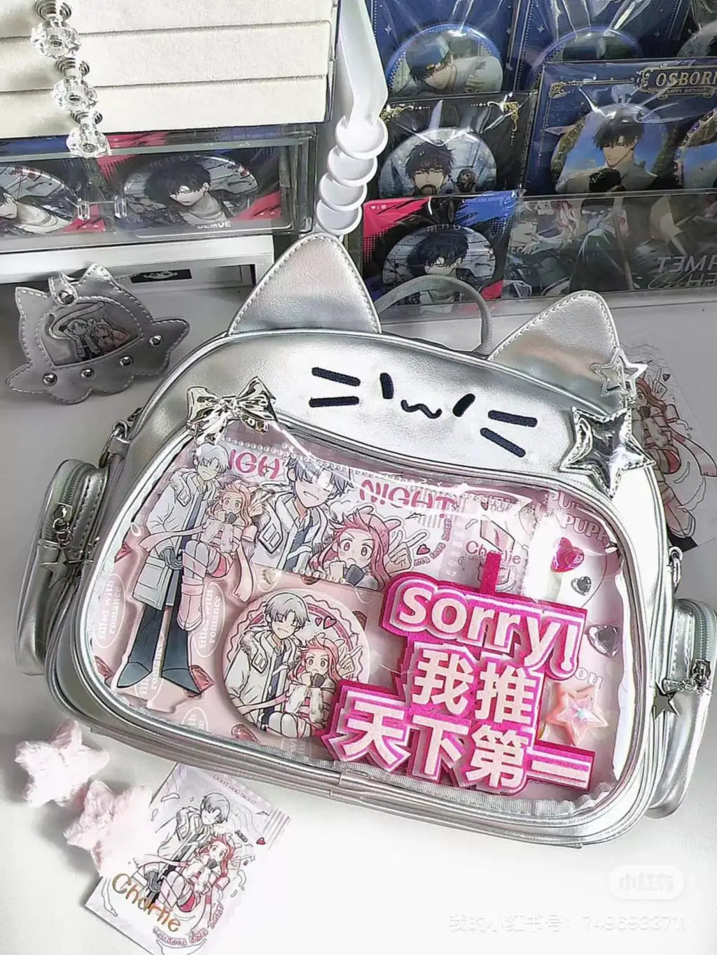 Cute Solid Black Ita Bag | Stylish Women's Everyday Backpack