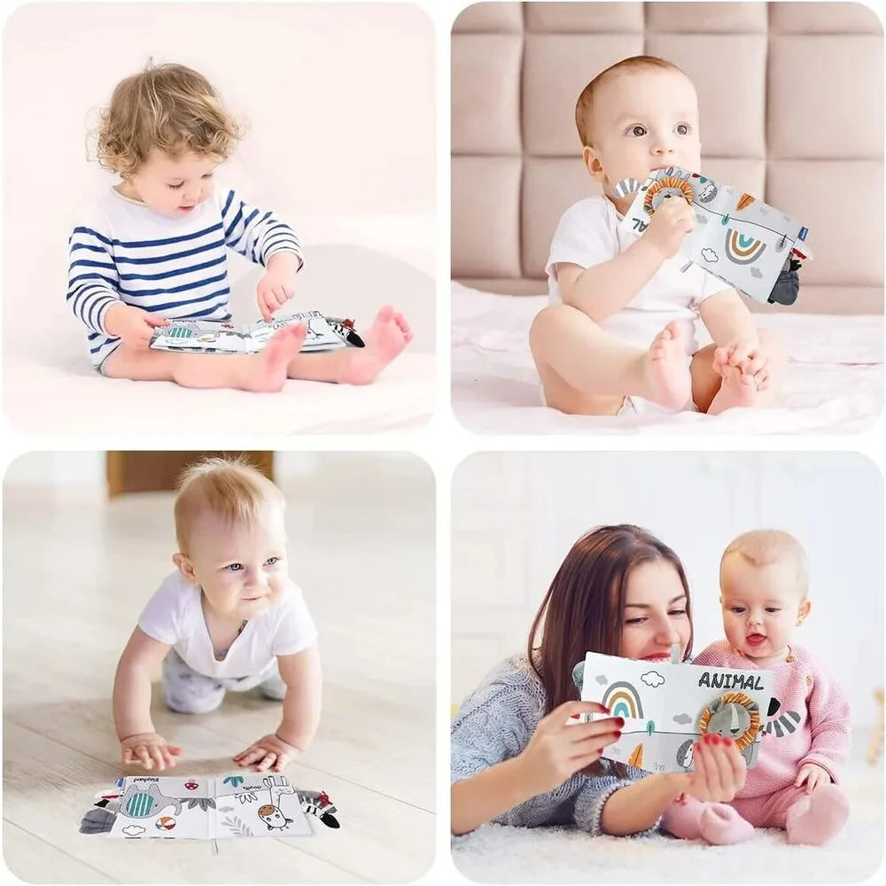 Soft Baby Cloth Animal Book | Engaging Sensory Learning Toy