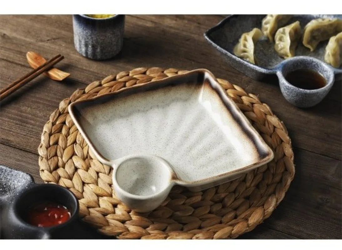 Juego de platos de cerámica para dumplings | Eleva tu experiencia culinaria
