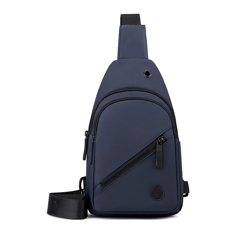 Lightweight Men's Chest Bag | Versatile Nylon Crossbody Sling
