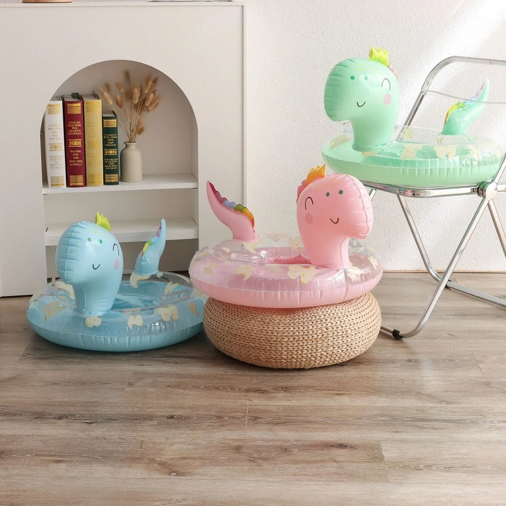 Baby Inflatable Dinosaur Swimming Ring | Fun Pool Float for Kids