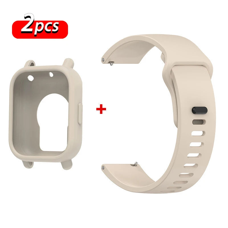 Sporty Watch Strap & Case for Smartwatches | Adjustable & Durable