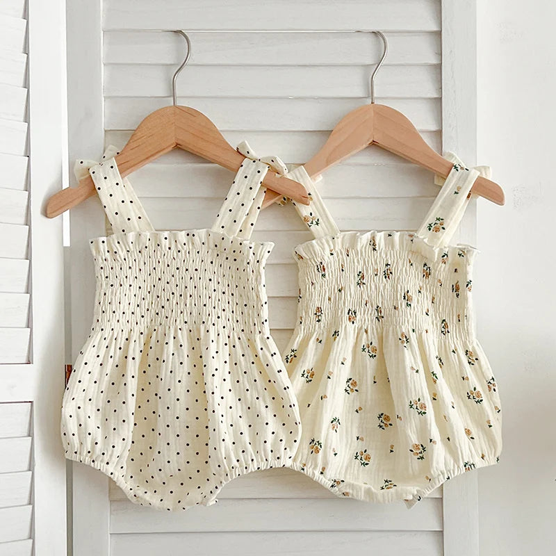 Kids Cotton Sleeveless Rompers | Cute Summer One-Pieces