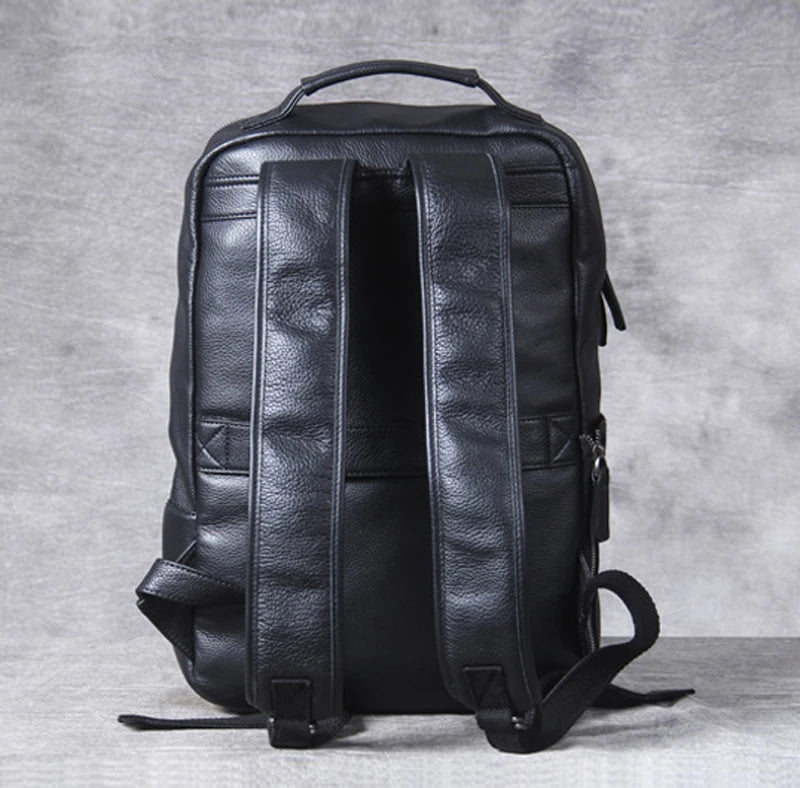 Vintage Genuine Leather Backpack for Men | Stylish Daily Rucksack