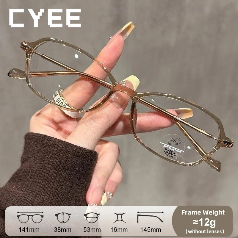 Stylish Women's Rectangular Reading Glasses | Anti Blue Light Eyewear