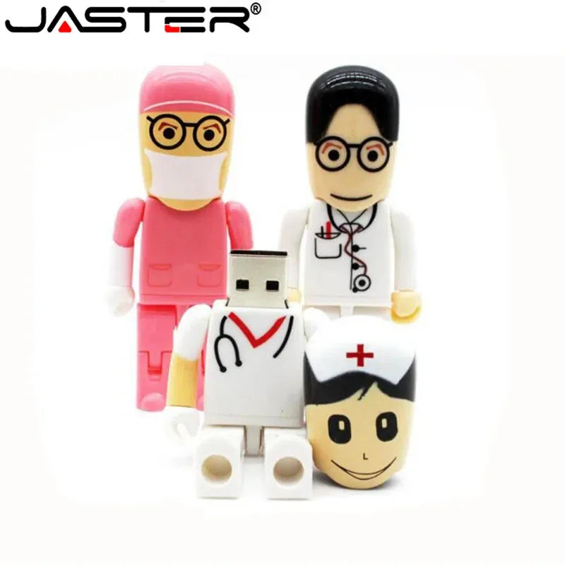 Mini Cartoon Doctor USB Flash Drive | Fun & Functional Storage