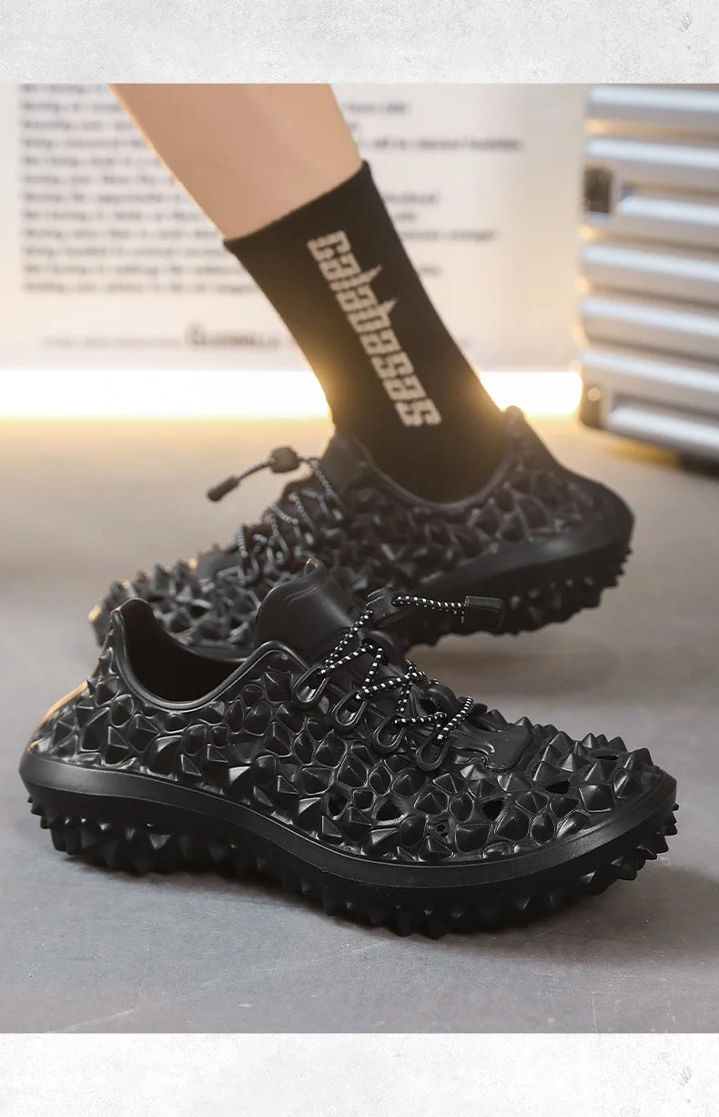 Men's Durable Hollow-Out Clogs | Lightweight Outdoor Sandals