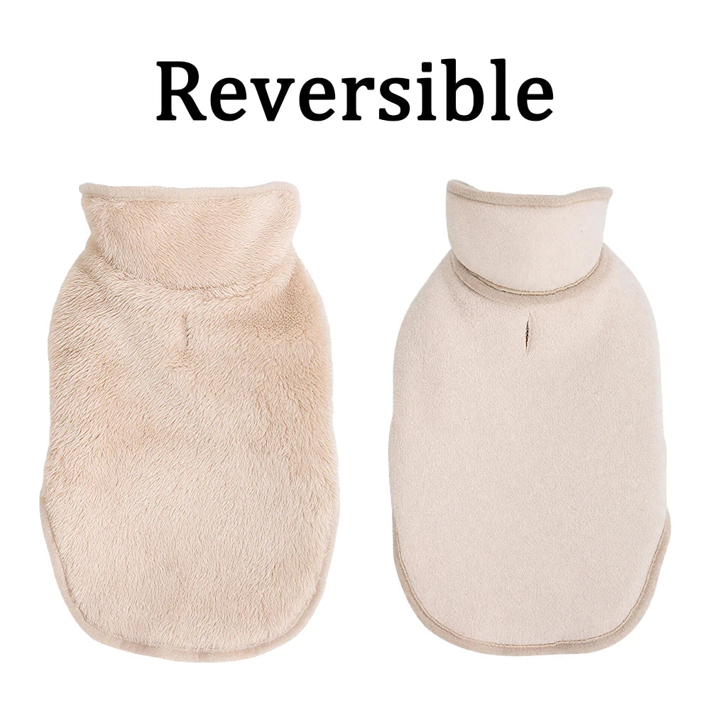 Reversible High Neck Cat Jacket Coat | Winter Warmth for Pets
