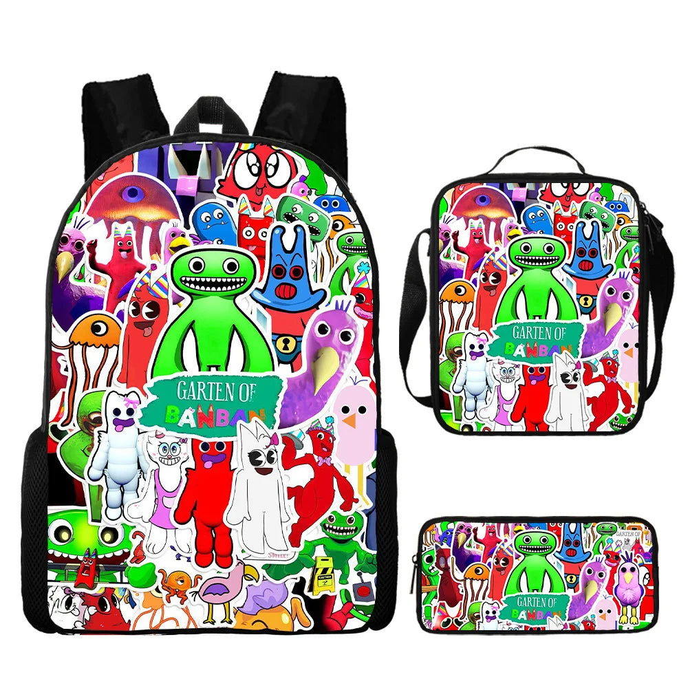Stylish Garden Game Backpack | Versatile Student Shoulder Bag