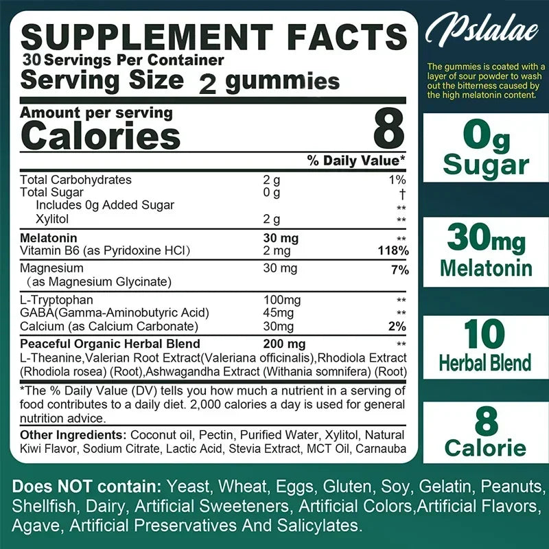 Melatonin Gummies for Sleep Health | Relieve Stress & Improve Quality