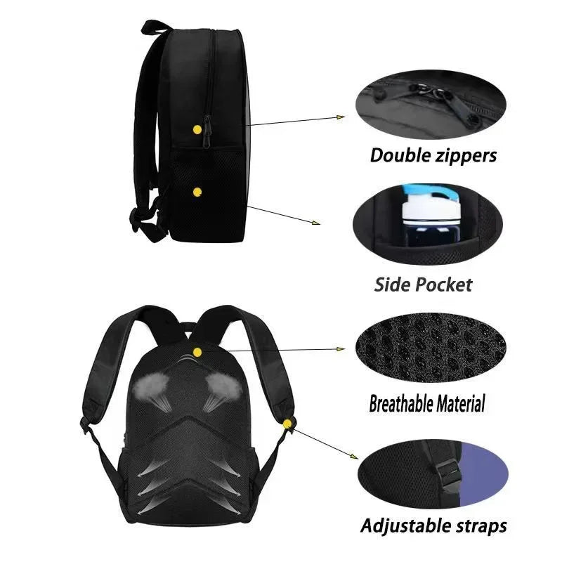 Trendy Kids Graffiti Backpack | Large Capacity Schoolbag for Students
