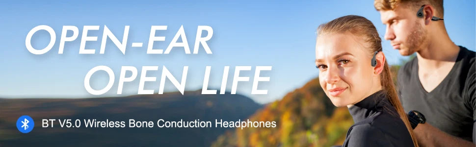 Wireless Bluetooth Bone Conduction Headphones | Open Ear Earbuds