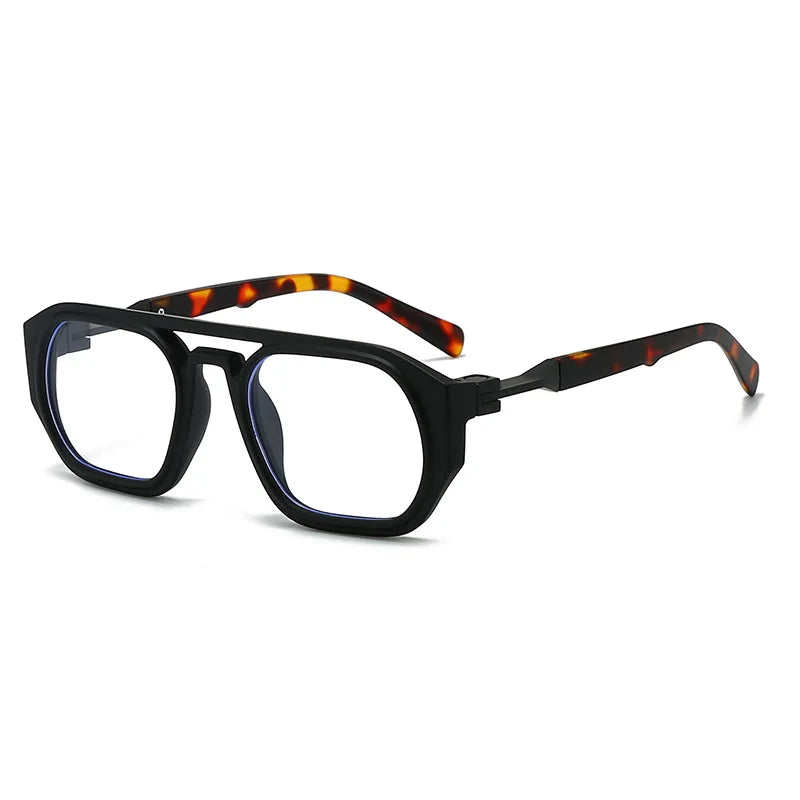 Transparent Square Computer Glasses for Blue Light Protection