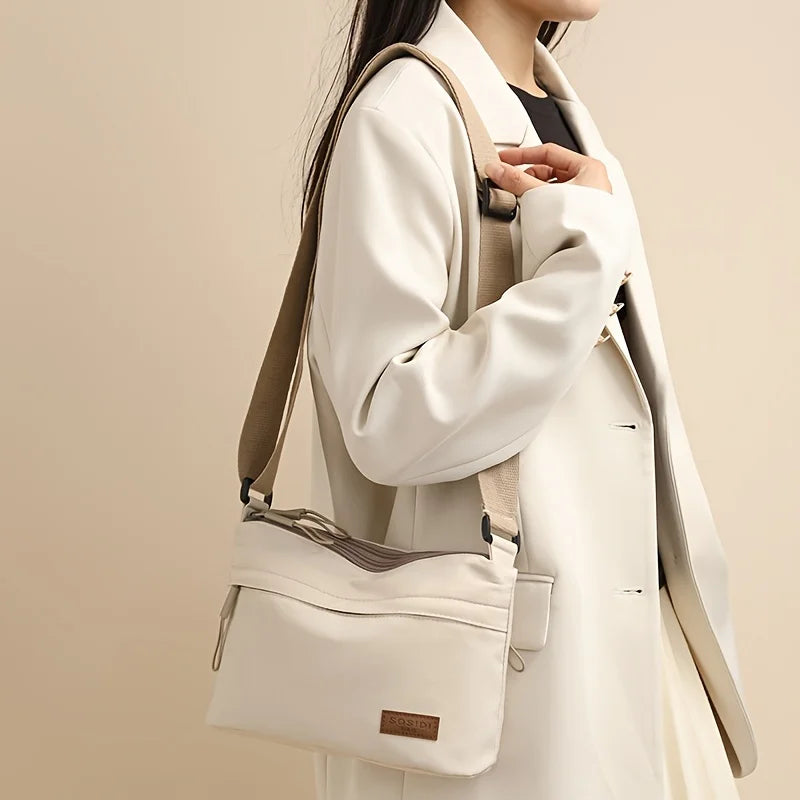 Bolso bandolera de nailon para mujer | Accesorio elegante para el día a día