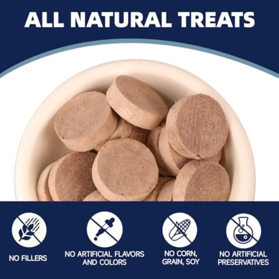 Freeze Dried Beef Patties | High Protein Treats for Dogs and Cats
