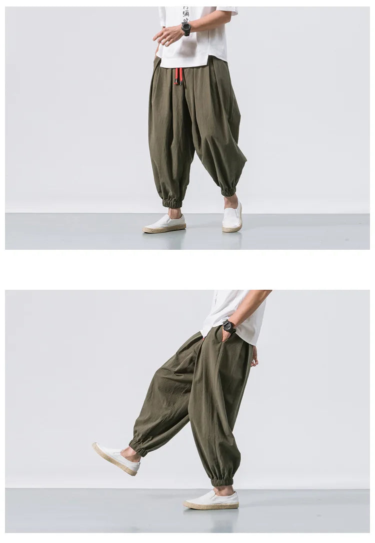 Oversized Men's Harem Pants | Comfortable Loose Fit Joggers