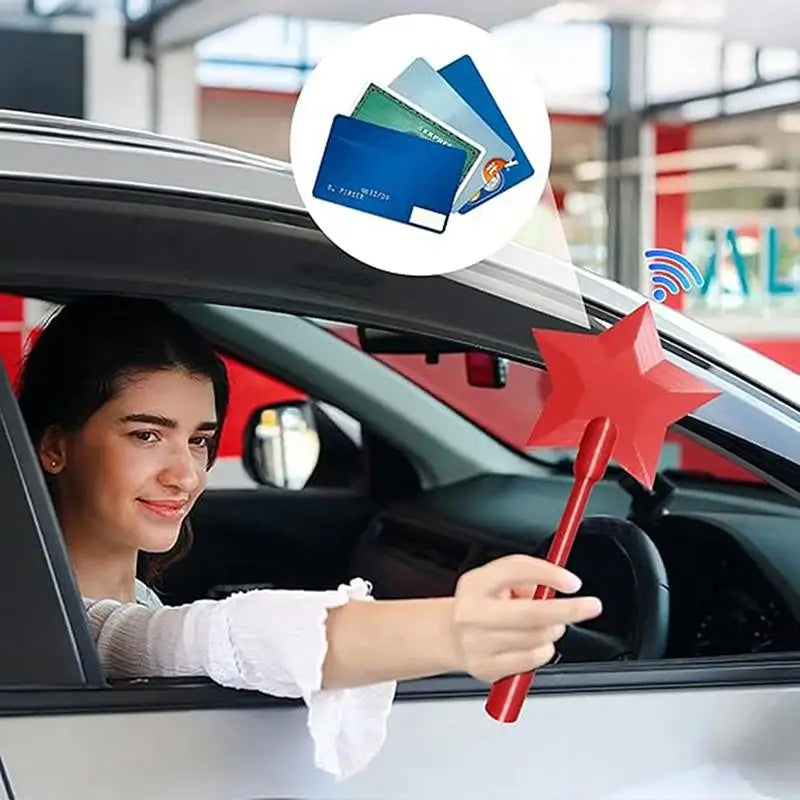 Magical 3D Printed Star Wand | Portable Tap to Pay Card Holder