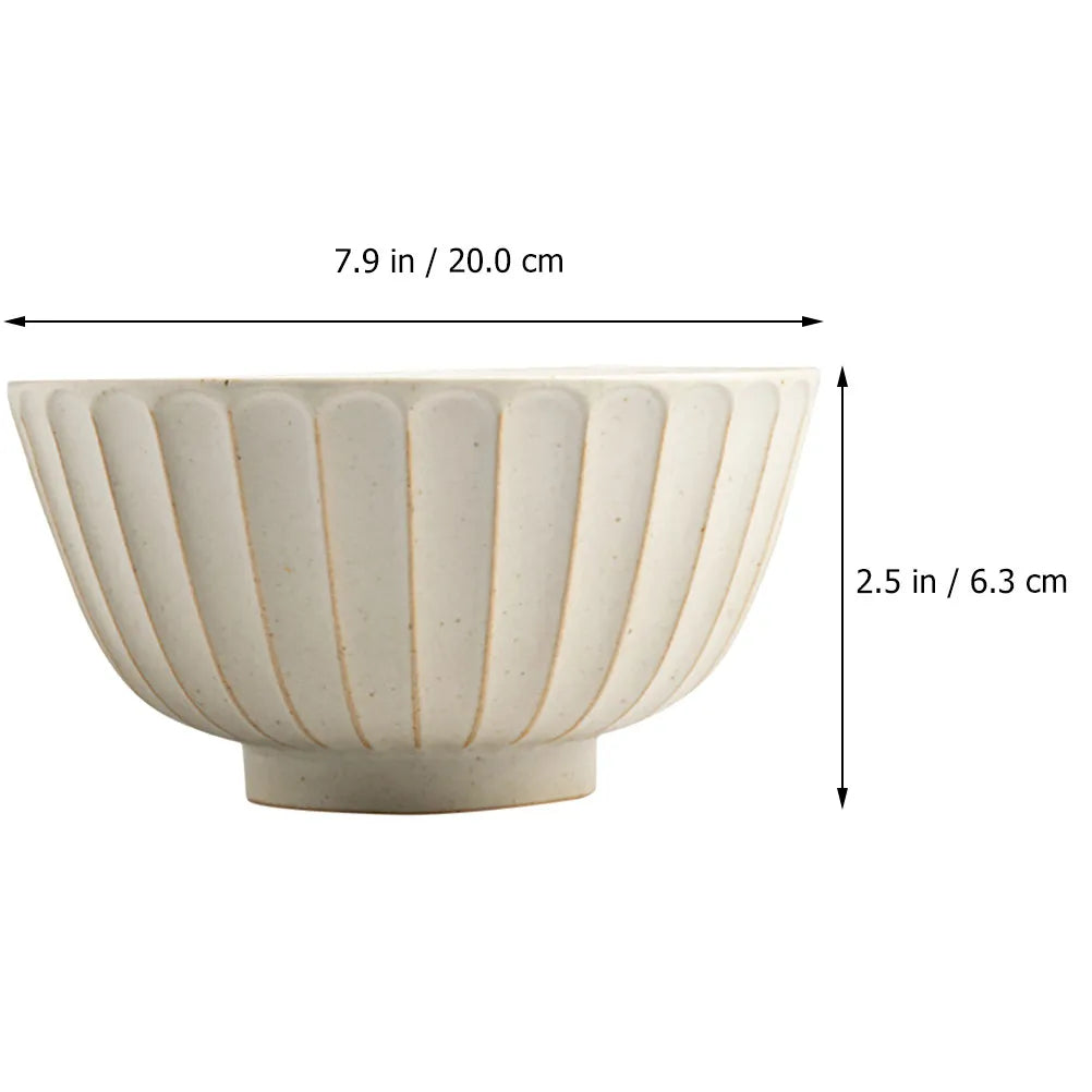 Premium Ceramic Noodle Bowl | Versatile Multifunctional Serving Dish