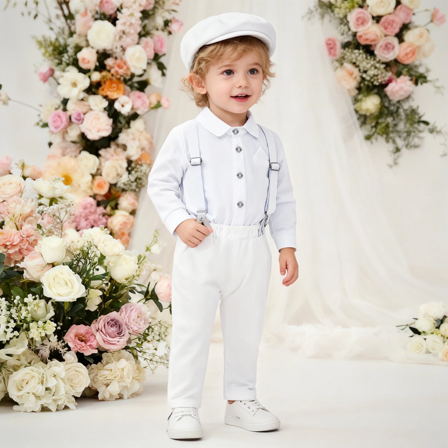 Elegant Baby Infant Baptism Suit for Boys | Toddler Formal Wear