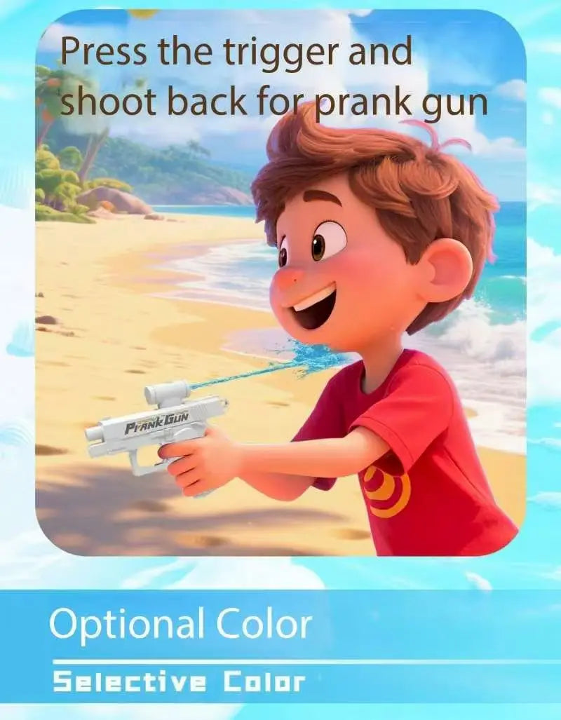 Funny Double-Sided Reverse Water Gun | Summer Prank Toy for All Ages